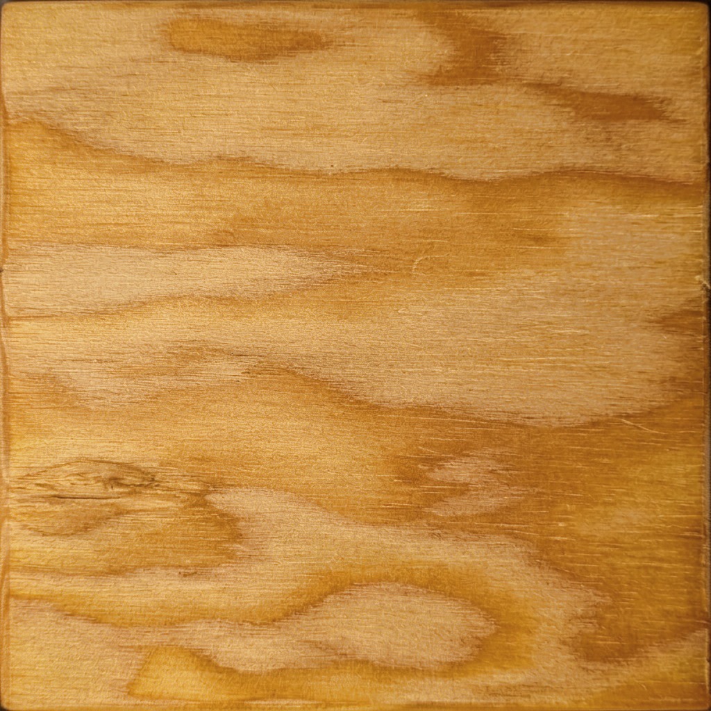 Natural finish, enlarged